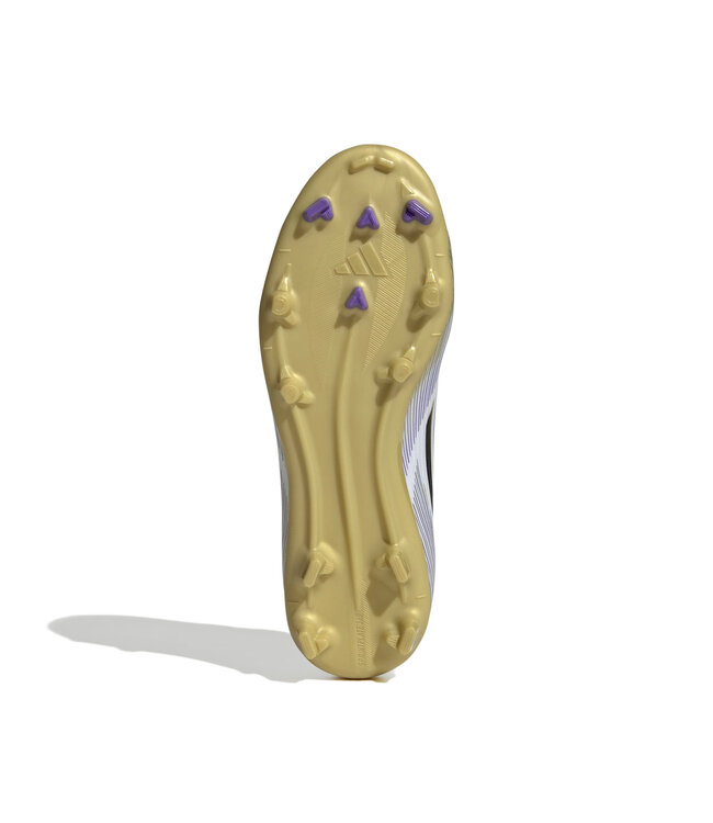 Adidas F50 League FG/MG Jr (White/Black/Gold)