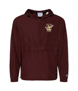 DCFC ANORAK 1/4 ZIP JACKET (MAROON)