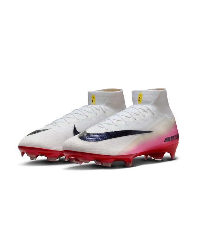 Nike Zoom Mercurial Superfly 10 Elite LV8 FG (White/Red)