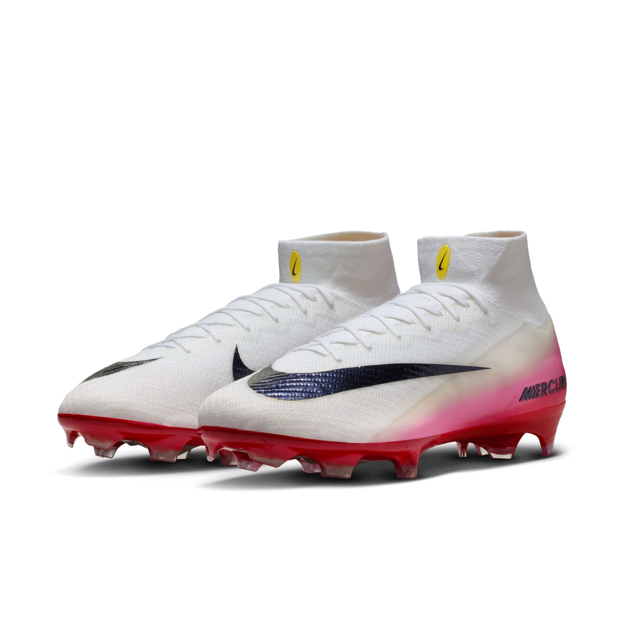 Nike Mercurial サッカーシューズ ホワイト/レッド Nike Zoom Mercurial Superfly 10 Elite LV8 FG - SoccerWorld