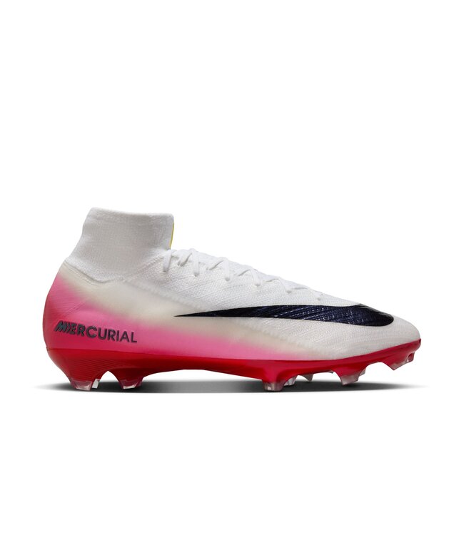 Nike Zoom Mercurial Superfly 10 Elite LV8 FG (White/Red)