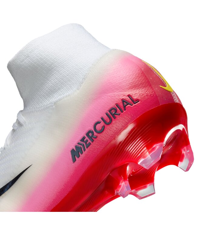Nike Zoom Mercurial Superfly 10 Elite LV8 FG (White/Red)