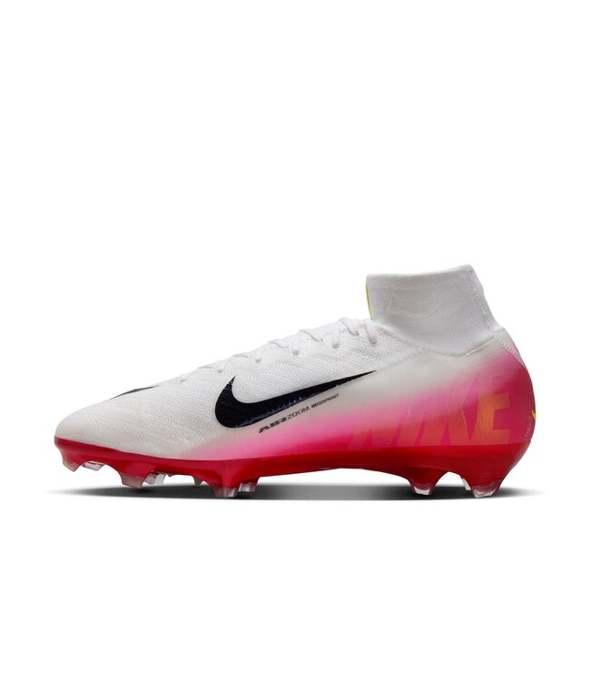 Nike Zoom Mercurial Superfly 10 Elite LV8 FG (White/Red)