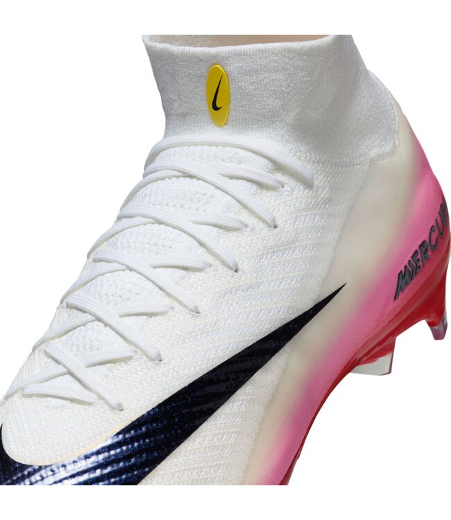 Nike Zoom Mercurial Superfly 10 Elite LV8 FG (White/Red)