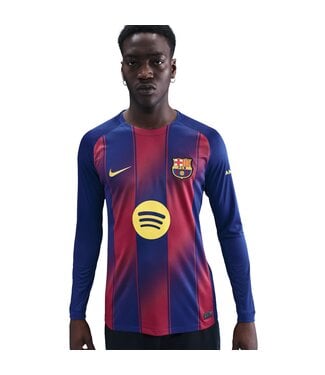 Nike FC BARCELONA 25/26 LS HOME JERSEY (BLUE/RED)