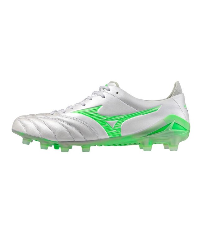 Mizuno Morelia Neo IV Elite KL FG (White/Neon Green)