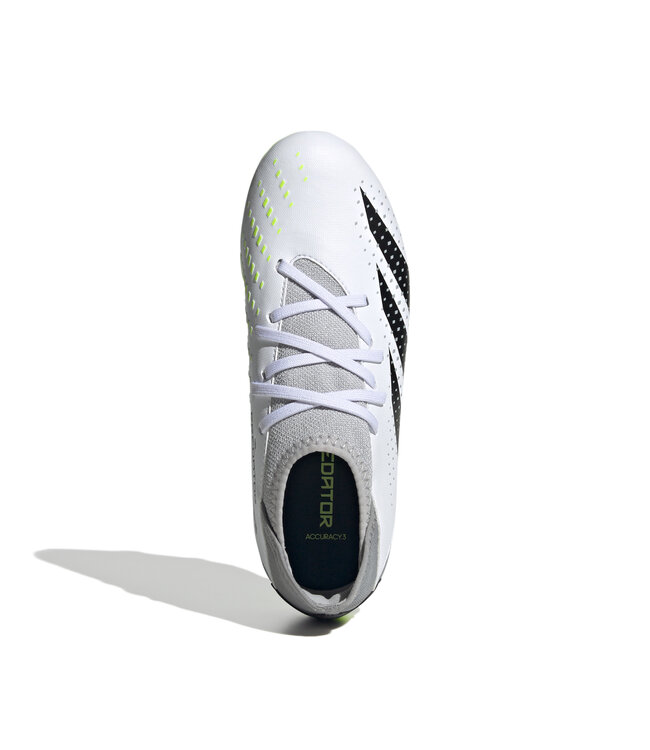 Adidas Predator Accuracy.3 FG Jr (White/Lime)
