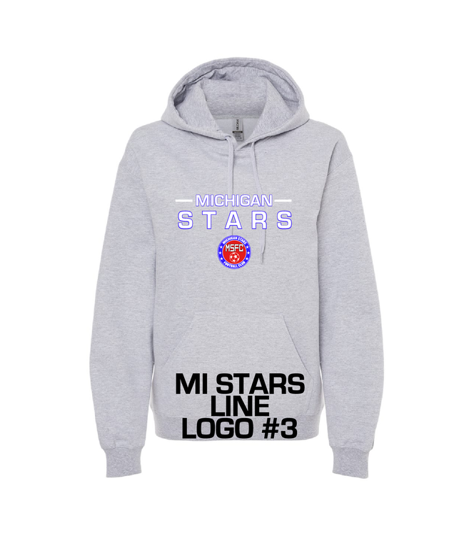 MI STARS LOGO HOODIE (GRAY)