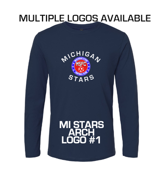 MI STARS SOFT LS TEE (NAVY)