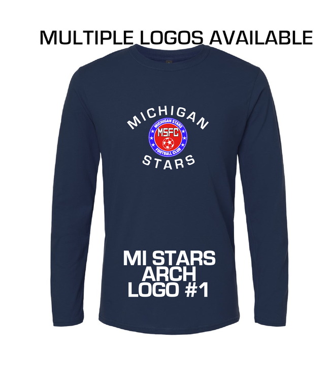 MI STARS SOFT LS TEE (NAVY)