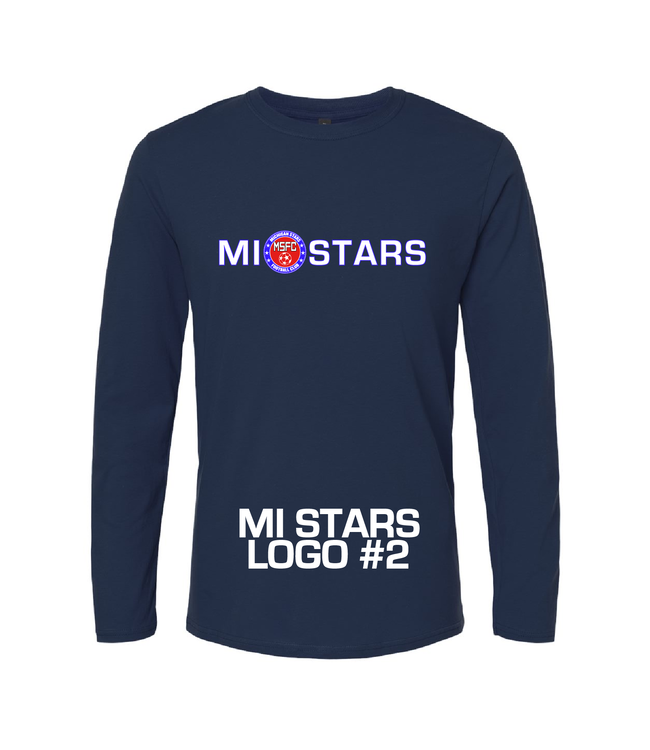 MI STARS SOFT LS TEE (NAVY)