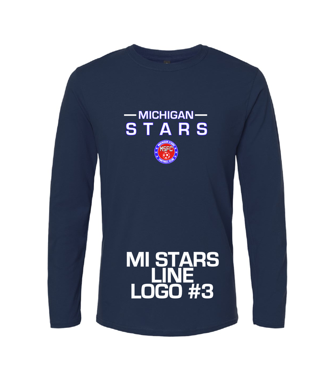 MI STARS SOFT LS TEE (NAVY)