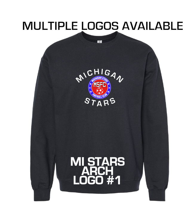 MI STARS CREW SWEATSHIRT (BLACK)