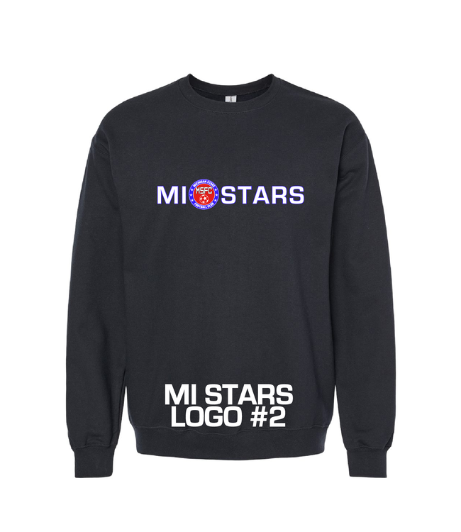 MI STARS CREW SWEATSHIRT (BLACK)