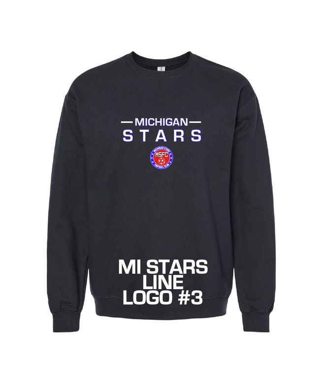 MI STARS CREW SWEATSHIRT (BLACK)