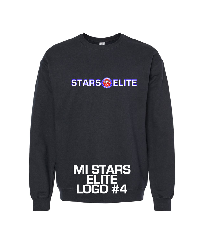 MI STARS CREW SWEATSHIRT (BLACK)
