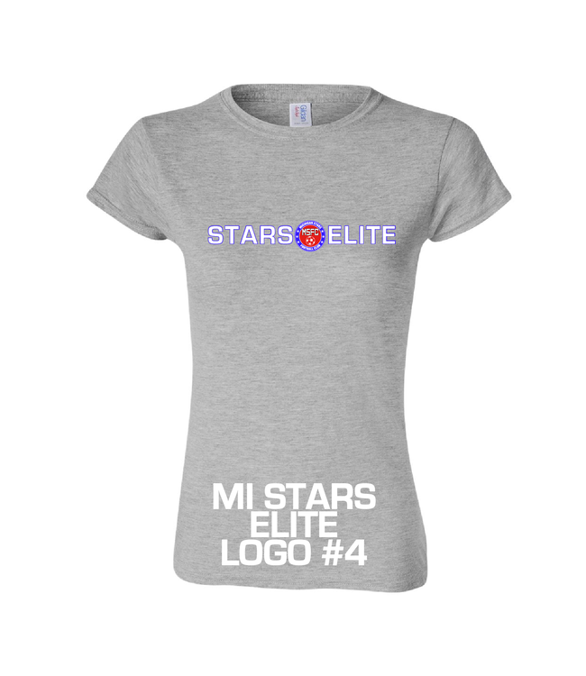 MI STARS SOFT SS TEE WOMENS (GRAY)