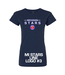 MI STARS SOFT SS TEE WOMENS (NAVY)