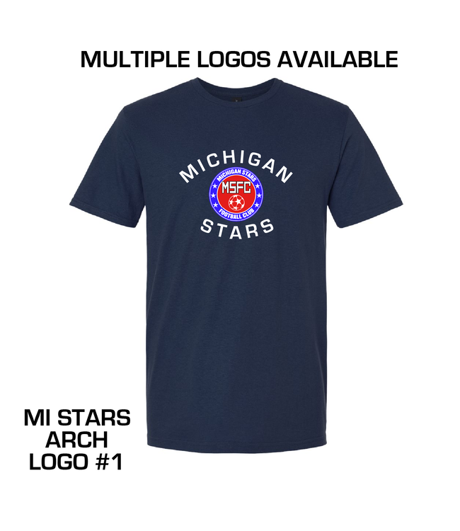 MI STARS SOFT SS TEE (NAVY)