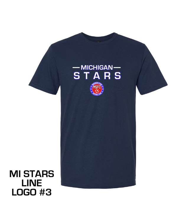 MI STARS SOFT SS TEE (NAVY)