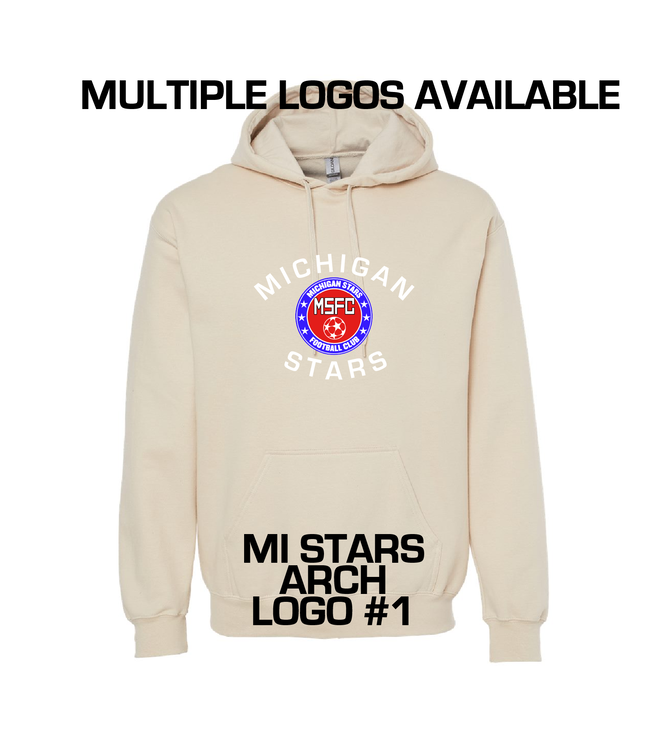 MI STARS LOGO HOODIE (TAN)
