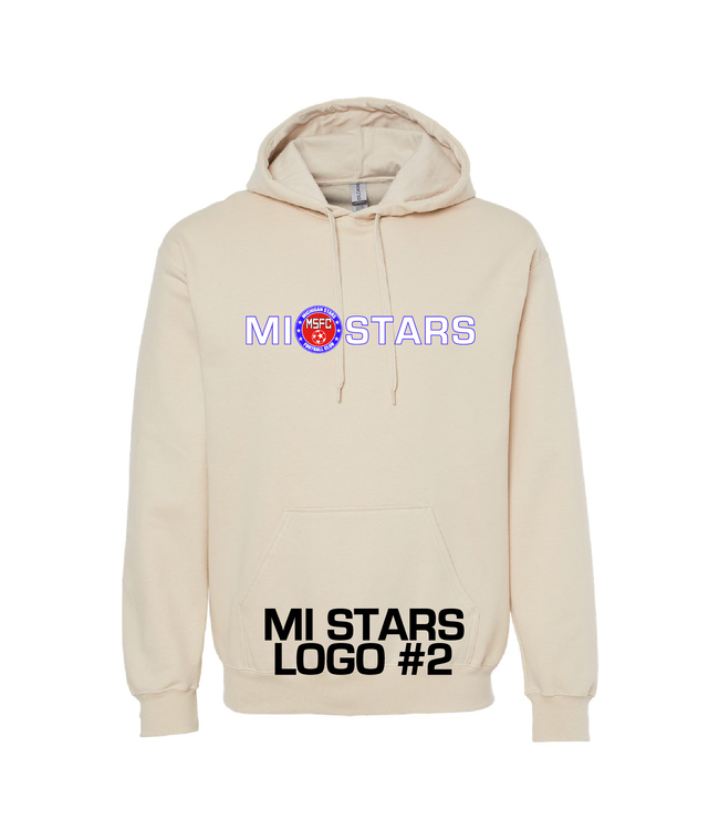 MI STARS LOGO HOODIE (TAN)