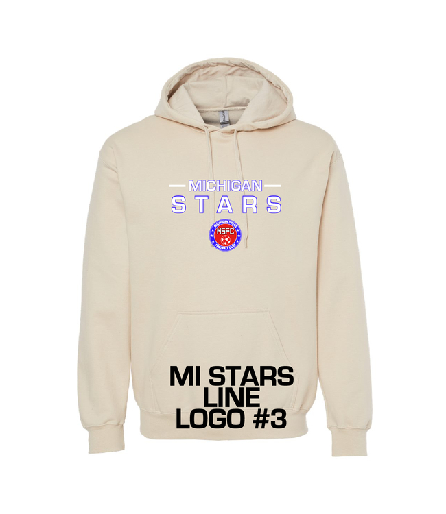 MI STARS LOGO HOODIE (TAN)