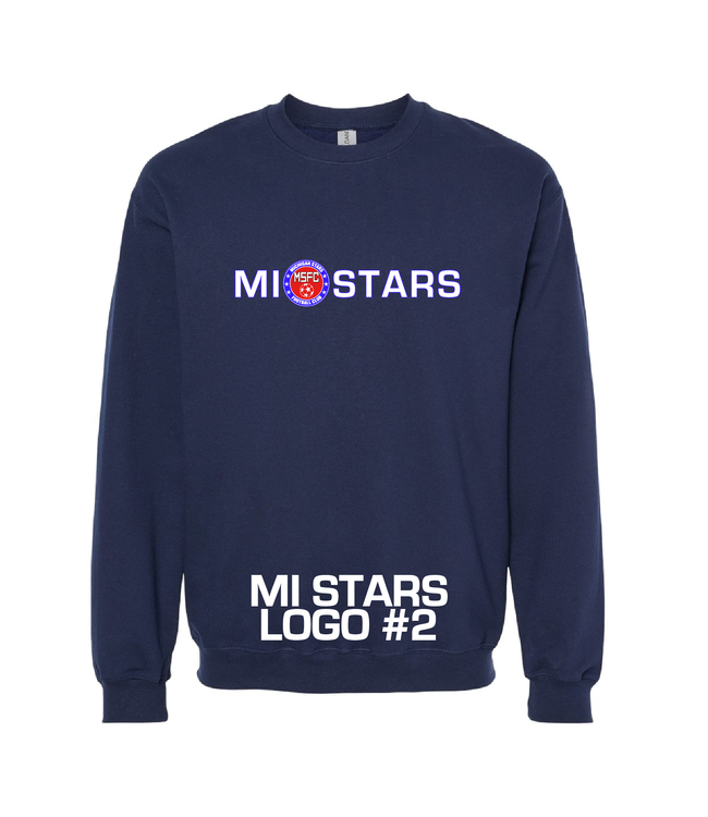 MI STARS CREW SWEATSHIRT (NAVY)