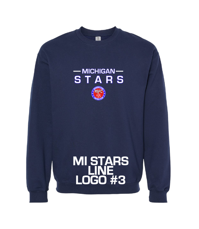 MI STARS CREW SWEATSHIRT (NAVY)
