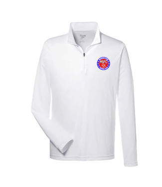 TEAM 365 MI STARS PERFORMANCE 1/4 ZIP (WHITE)