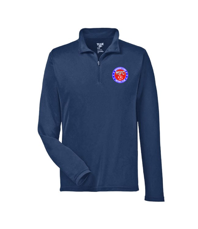TEAM 365 MI STARS PERFORMANCE 1/4 ZIP (NAVY)