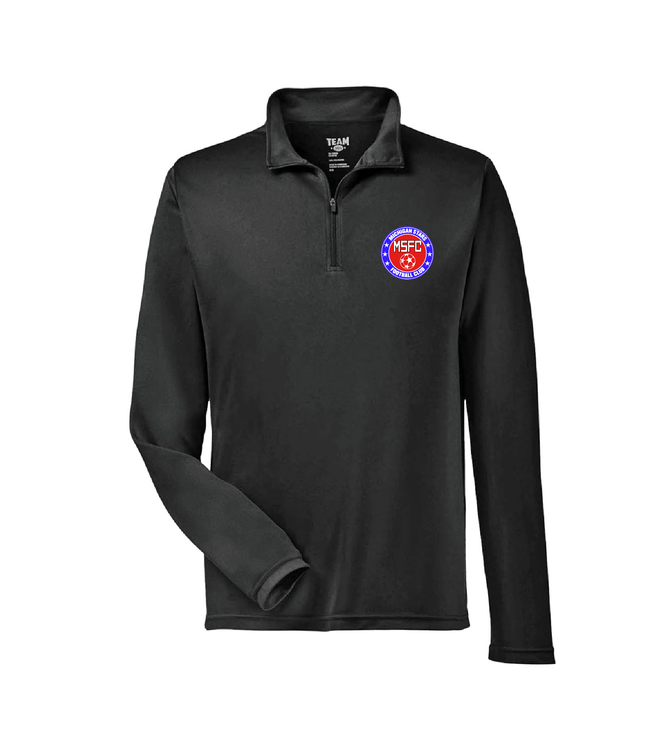 TEAM 365 MI STARS PERFORMANCE 1/4 ZIP (BLACK)