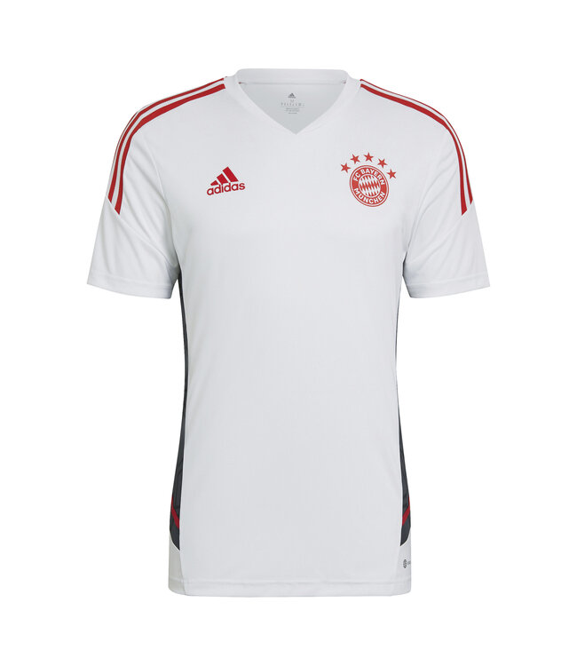 Adidas Bayern 22/23 Condivo Training Jersey (White/Red)