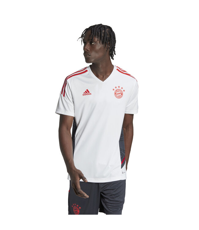 Adidas Bayern 22/23 Condivo Training Jersey (White/Red)