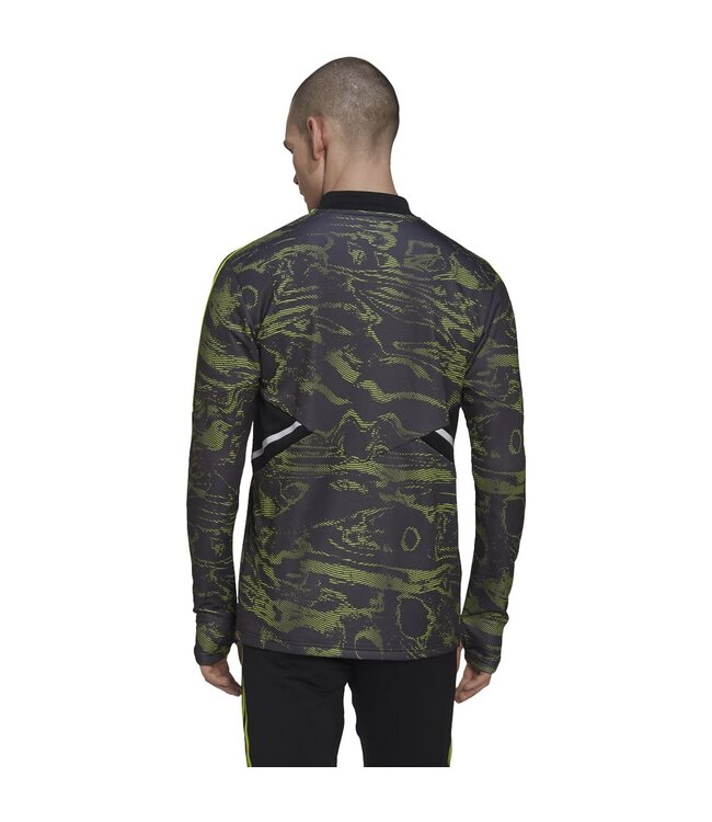 Adidas Manchester United 22/23 Condivo 22 Training Top (Black/Lime)