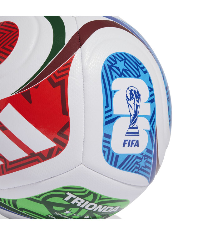 Adidas World Cup 2026 Trionda Training Ball (Red/Green/Blue)