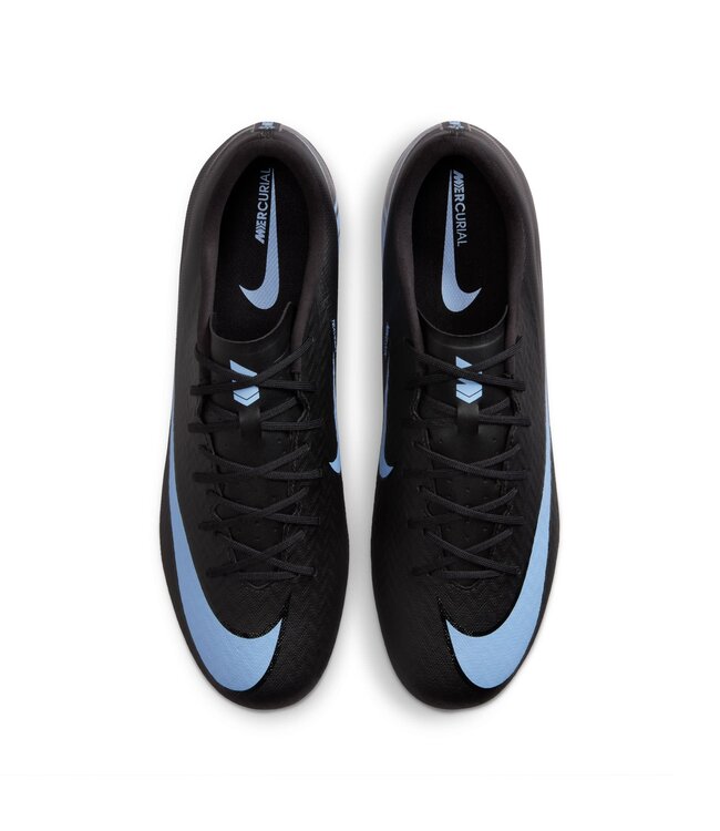 Nike Zoom Mercurial Vapor 16 Academy FG/MG (Black/Light Blue)