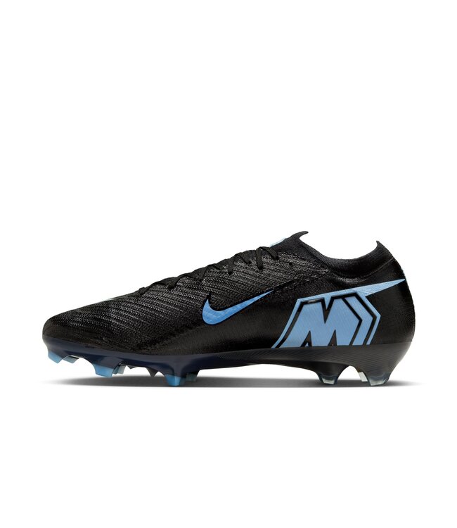 Nike Zoom Mercurial Vapor 16 Elite FG (Black/Light Blue)