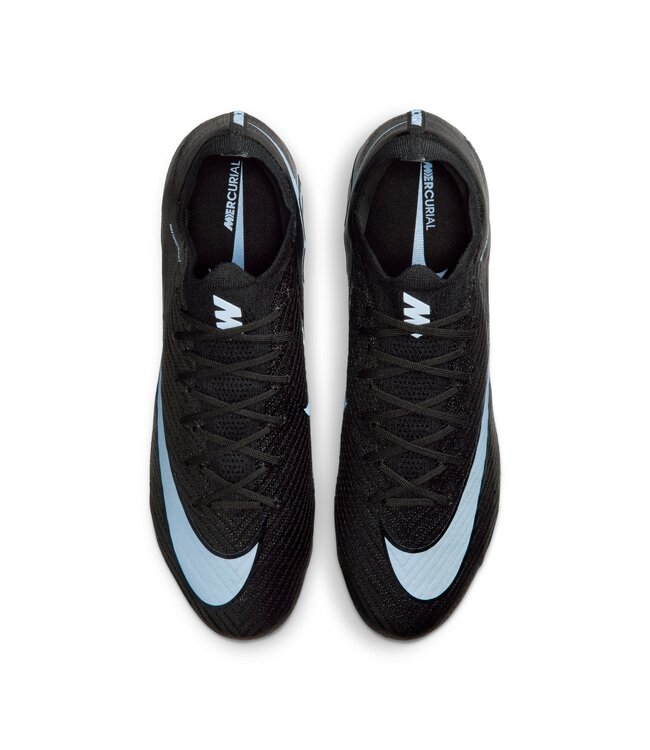 Nike Zoom Mercurial Vapor 16 Elite FG (Black/Light Blue)