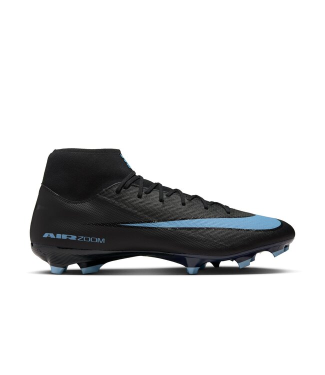 Nike Zoom Mercurial Superfly 10 Academy FG/MG (Black/Light Blue)