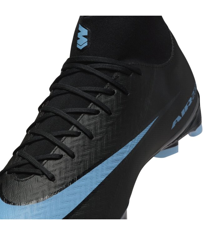 Nike Zoom Mercurial Superfly 10 Academy FG/MG (Black/Light Blue)