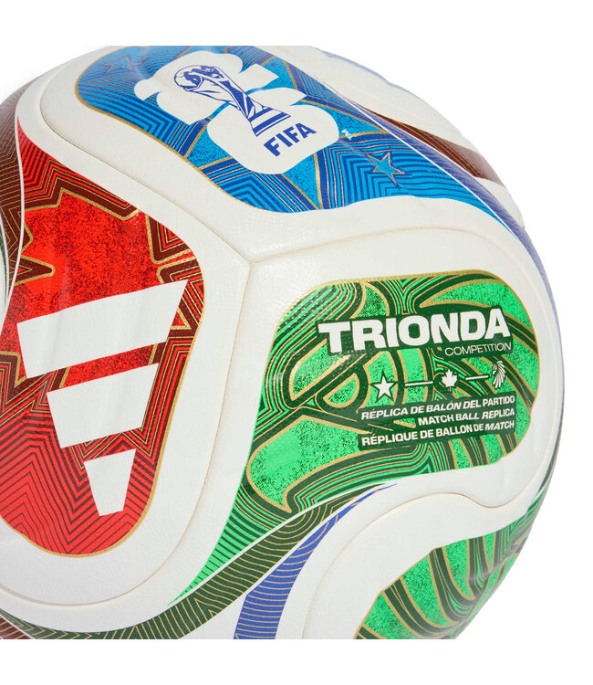 Adidas World Cup 2026 Trionda Competition Ball (Red/Green/Blue)