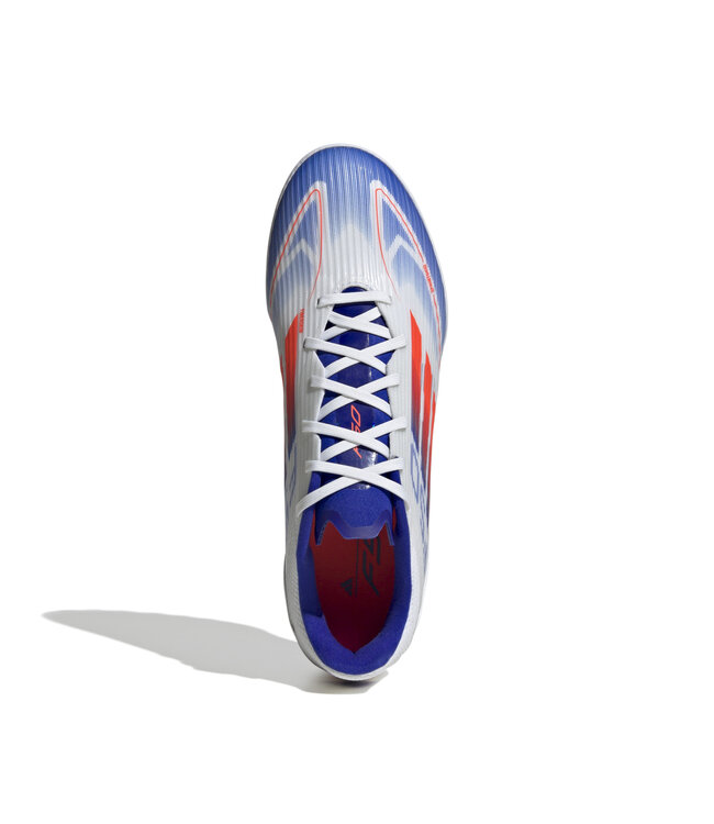 Adidas F50 League Turf (White/Orange/Blue)