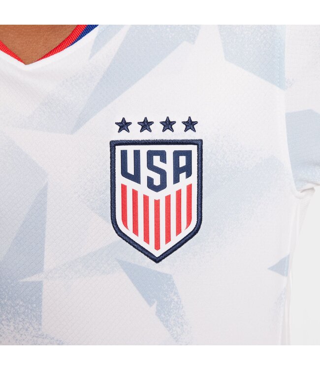 Nike USA USWNT 2025 Home Jersey Youth (White/Gray)