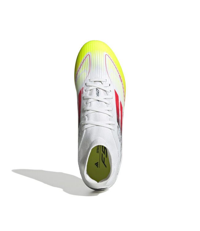 Adidas F50 League Mid FG Women (White/Red/Volt)