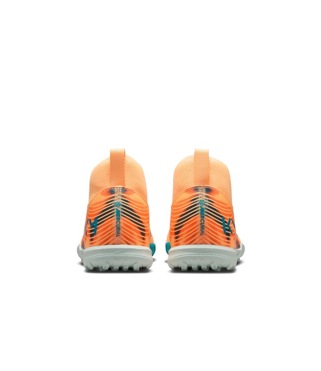 Nike Zoom Mercurial Superfly 10 Academy Turf Jr 'Kylian Mbappe' (Orange/Blue)