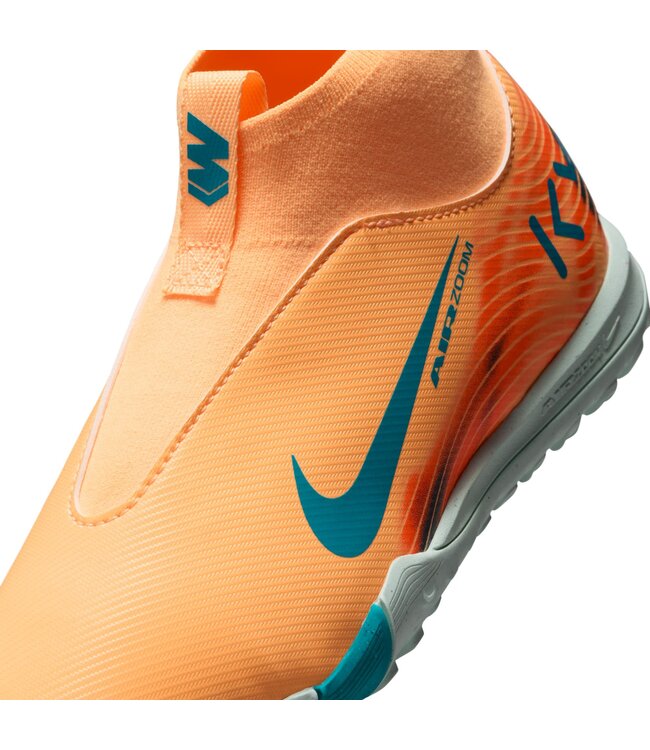 Nike Zoom Mercurial Superfly 10 Academy Turf Jr 'Kylian Mbappe' (Orange/Blue)