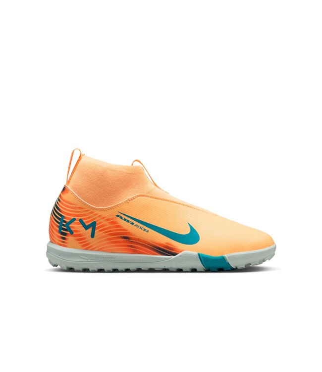 Nike Zoom Mercurial Superfly 10 Academy Turf Jr 'Kylian Mbappe' (Orange/Blue)