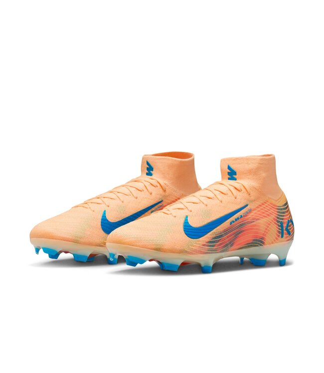 Nike Zoom Mercurial Superfly 10 Elite FG 'Kylian Mbappe' (Orange/Blue)