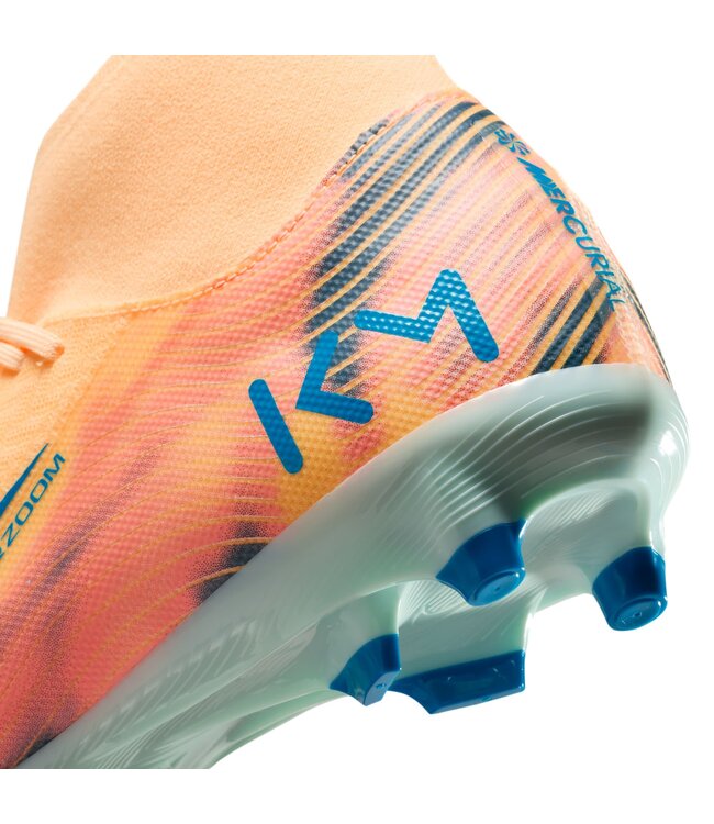 Nike Zoom Mercurial Superfly 10 Academy FG/MG 'Kylian Mbappe' (Orange/Blue)